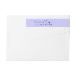 Etiquetas Wedding Periwinkle