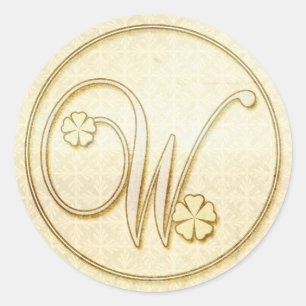 Etiquetas Wedding personalizadas: Monograma