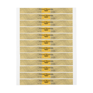 Etiquetas Xadrez Listra Produto de Jar de Mel