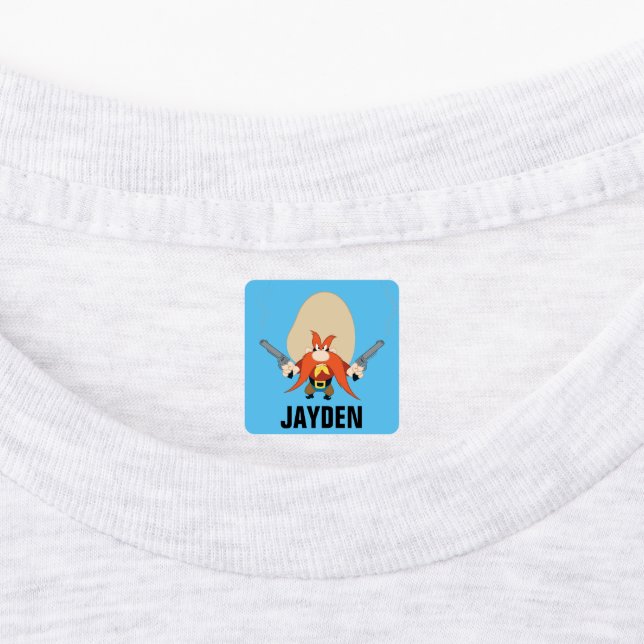 Etiquetas Yosemite Sam Back Off (Afixado)