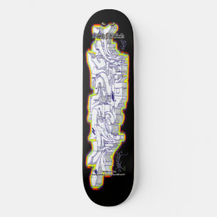 Etiquete MUITO plataforma do skate da arte de 03