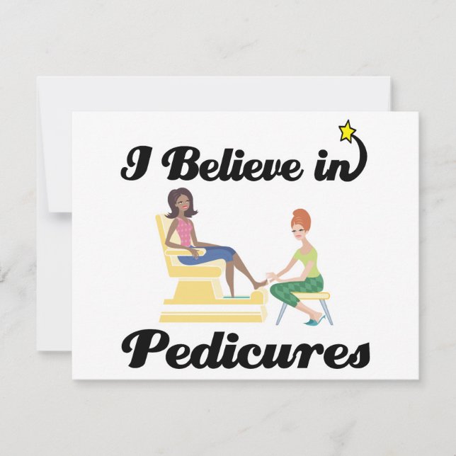 eu acredito em pedicures (Frente)