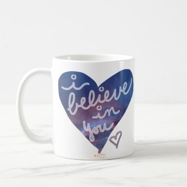 Eu acredito em você a caneca de café (Esquerda)