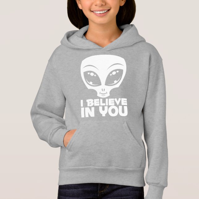 Eu Acredito Em Você Alien Em Branco (Frente)