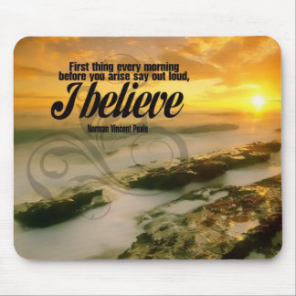 Eu acredito Mousepad inspirador