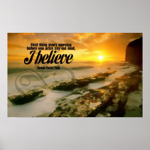 Eu acredito o poster inspirador