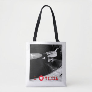 Eu adoro a bolsa de tote de Vinil