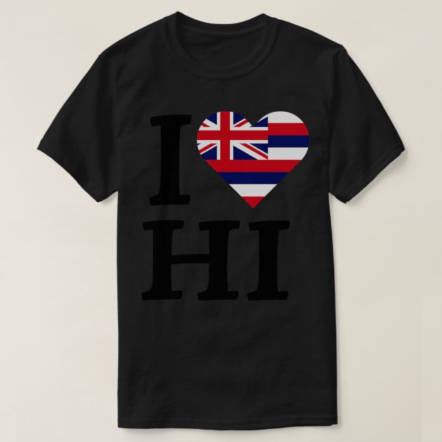 Eu adoro a camisa do Havaí (Frente do Design)