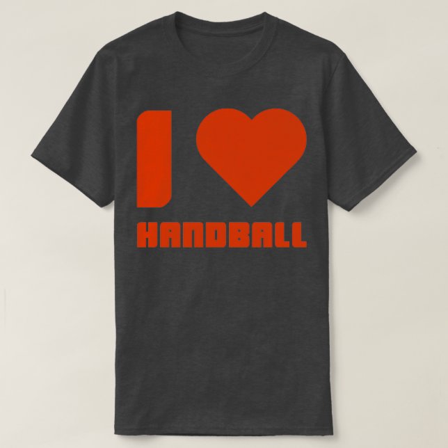 Eu adoro a Camisa do Presente do HandballSports co (Frente do Design)