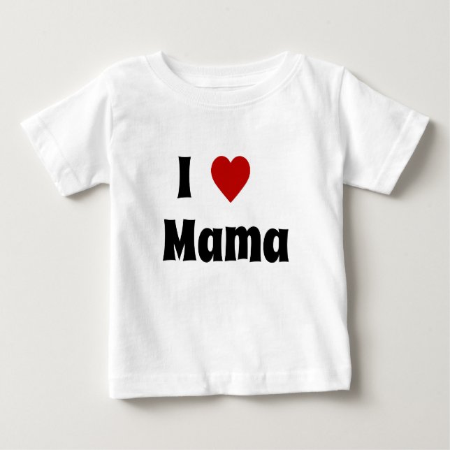 Eu adoro a camiseta da mamãe (Frente)