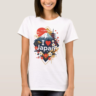 Eu adoro a camiseta japonesa - 'I população do Jap