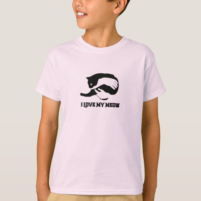 Eu adoro a minha camisa de três mesas (Frente)