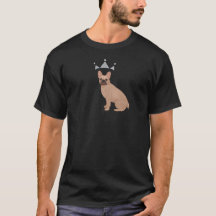 Eu adoro a minha camiseta de cachorro francês