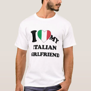 Eu adoro a minha camiseta Namorada italiana