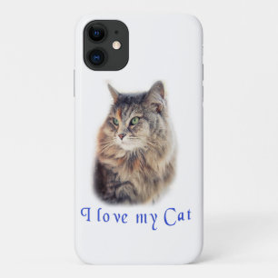 Eu adoro a minha capas de iphone de casal de gato