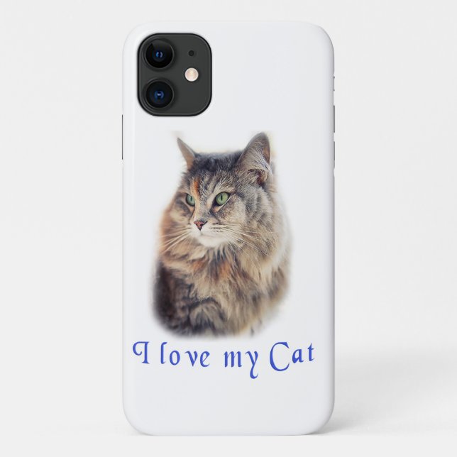 Eu adoro a minha capas de iphone de casal de gato (Verso)