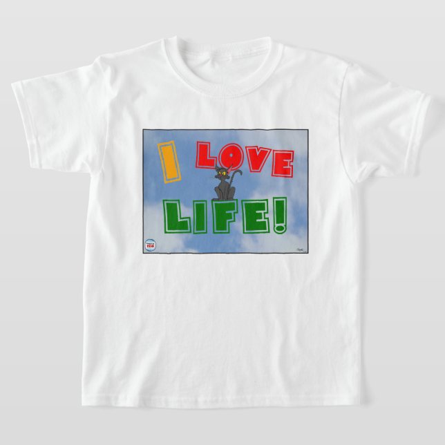 Eu Adoro A Vida! Camiseta (Postura )