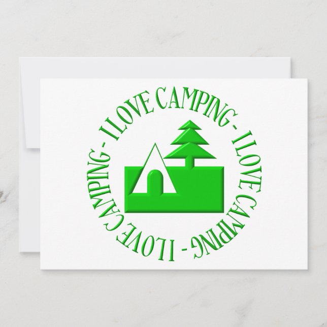 Eu adoro acampar (Frente)