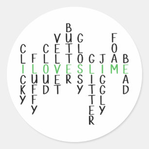 Eu adoro adesivos de lodo