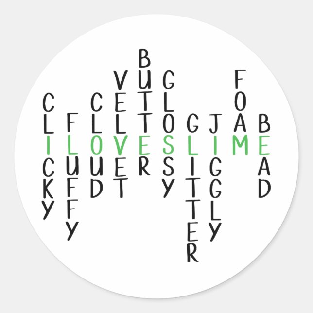 Eu adoro adesivos de lodo (Frente)