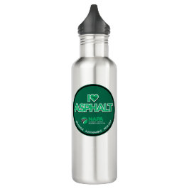 Eu Adoro Asfalto Garrafa De Água De Aço Inoxidável