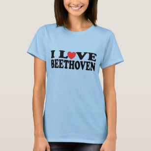 Eu adoro camiseta Beethoven