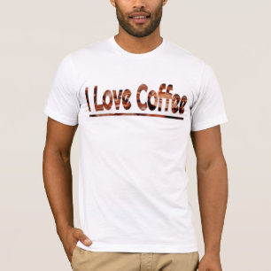 Eu Adoro Camiseta Café
