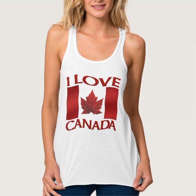 Eu adoro camiseta canadense torneiras de Souvenir  (Frente)