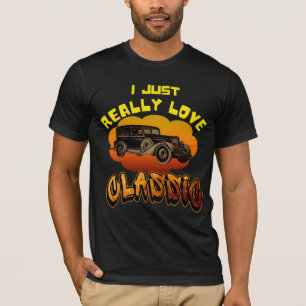 Eu adoro camiseta clássica