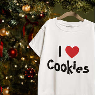 Eu Adoro Camiseta Cookies