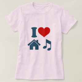 Eu adoro camiseta de música feminina