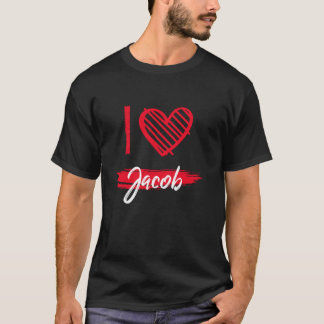 Eu adoro camiseta JACOB I Heart JACOB