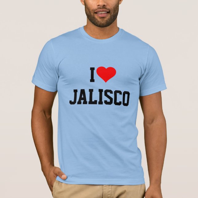 Eu adoro camiseta JALISCO (Frente)