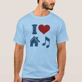 Eu Adoro Camiseta Musical House | Dança Ibiza DJ P