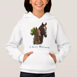 Eu adoro camisetas de cavalos