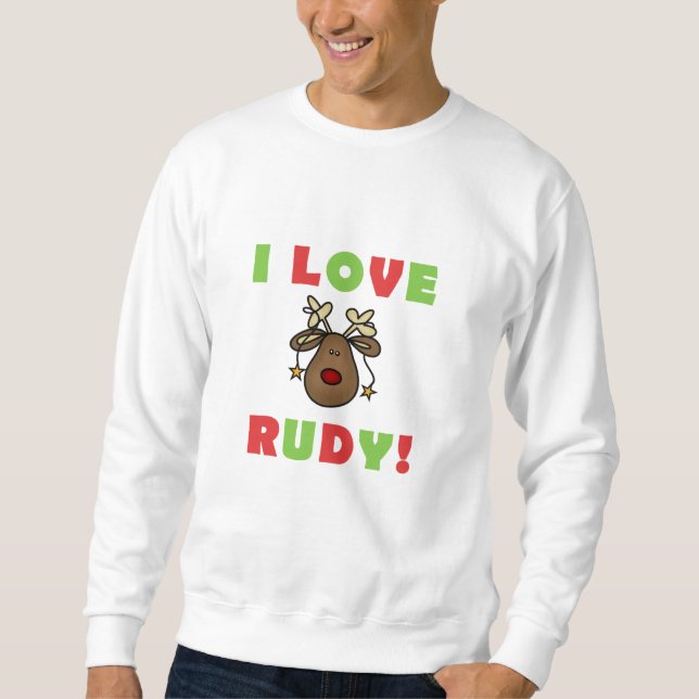 Eu adoro Camisetas e presentes de Rudy (Frente)