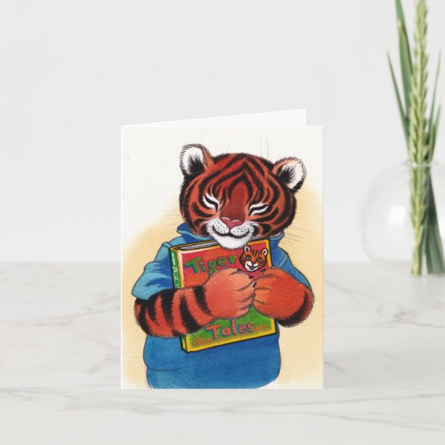 Eu adoro cartões de agradecimentos de livros (Frente)