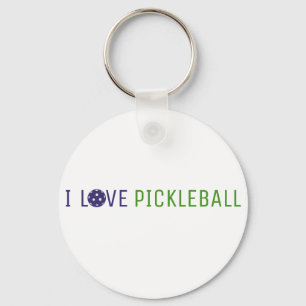 Eu adoro Chaveiro de Pickleball