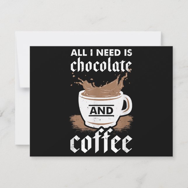 Eu Adoro Chocolate E Café (Frente)