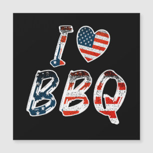 Eu adoro CHURRASCO, patriótico americano