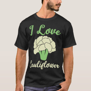 Eu adoro Comida branca de camisa de couve-flor