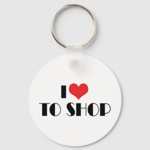 Eu Adoro Comprar Chaveiro