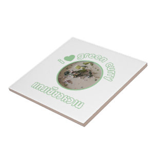 Eu Adoro Curry Verde Tailandês... Comida da rua Ta