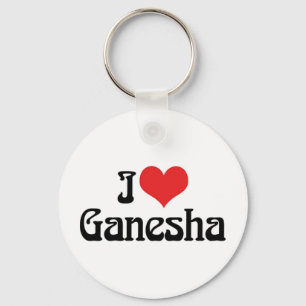 Eu adoro ganesha Chaveiro