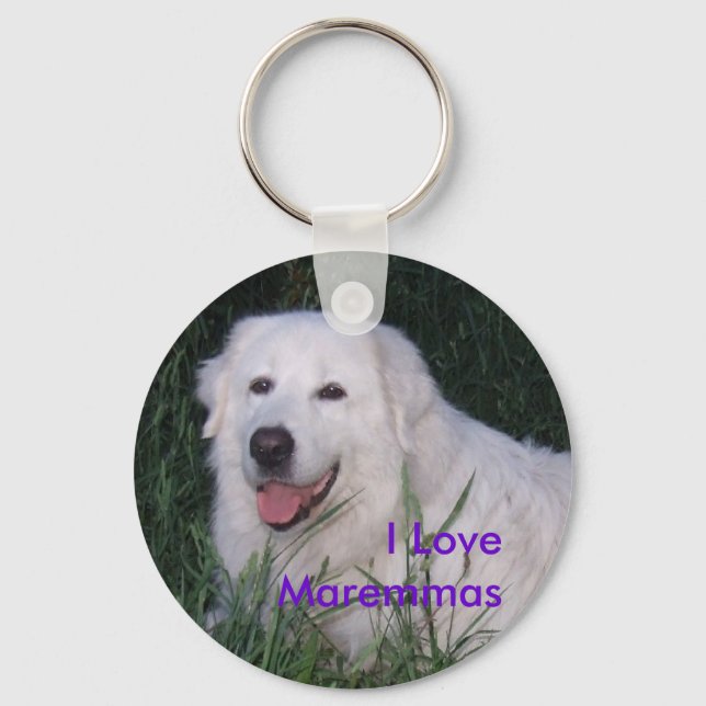 Eu Adoro Maremmas Chaveiro (Frente)