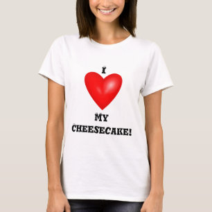 Eu Adoro Minha Camiseta De Cheesecake