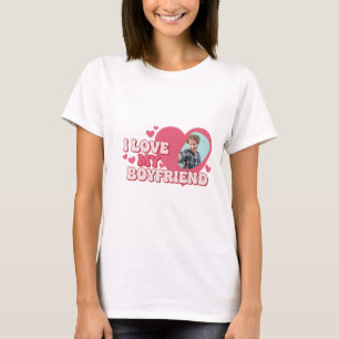 Eu adoro minha camiseta Namorado, eu corto meu Nam
