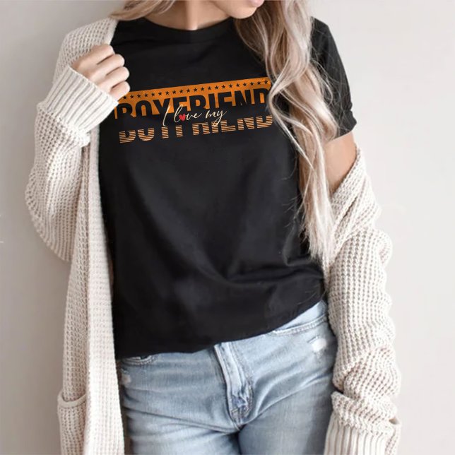 Eu adoro minha camiseta Namorado, Namorados dotado (Criador carregado)