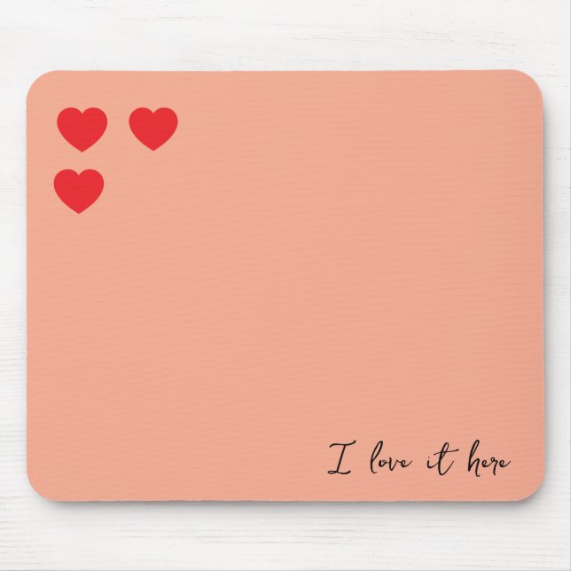 Eu adoro o meu mouse pad (Frente)