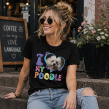Eu Adoro o Meu Poodle Personalizável
